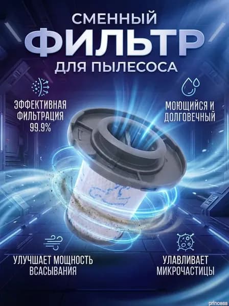 Фильтр для беспроводных пылесосов Tefal X-Pert 6.60 TY68, X-Force Flex 8.60 TY96, ZR009006
