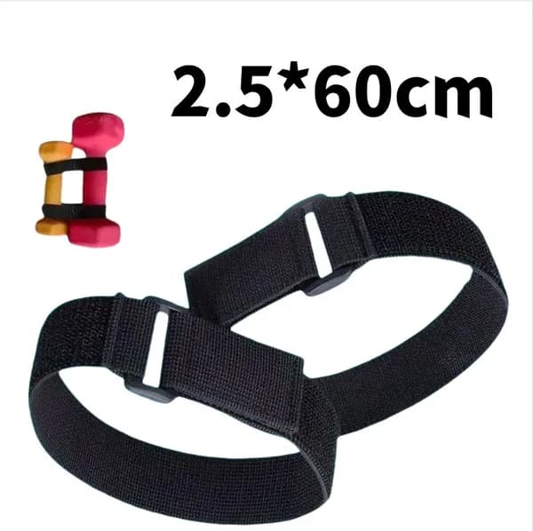 2.5*60cm.Набор эластичных стяжек на липучке .2 шт