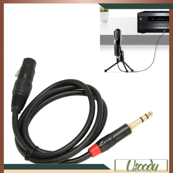 Кабель XLR-TRS, качественные материалы, для записи и живых выступлений