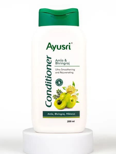Кондиционер с амлой и бринградж (Conditioner Amla Bhringraj AYUSRI), 200 мл.
