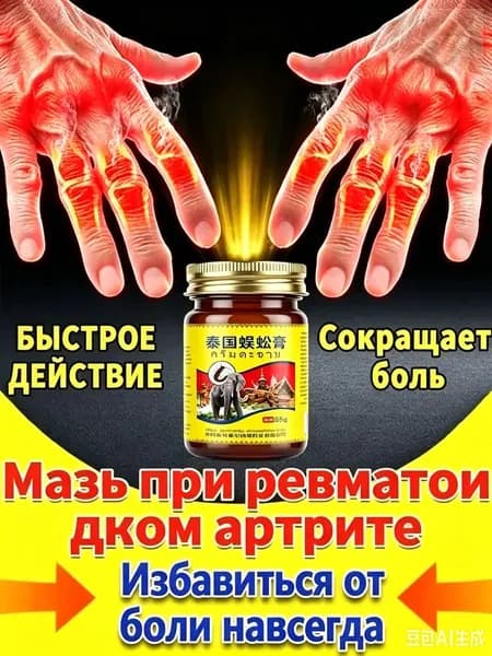 Мазь от артрита рук и ревматоидный артрит для суставов 55 r