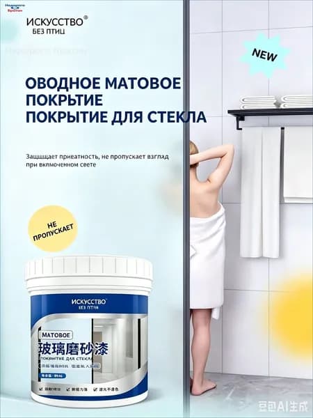 Жидкое стекло для декора 1 шт., 300 мл./ 300 г.