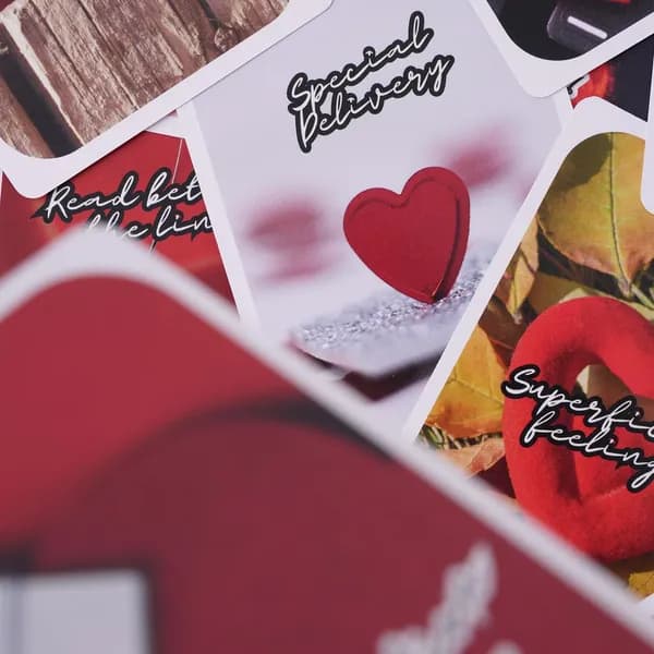 Matter of The Heart Набор карт Таро для Начинающих, Карточные игры для Гадания, Колода карт Таро для начинающих, 54 Игральных карты