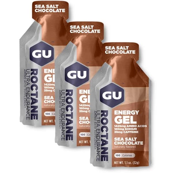 Гель энергетический GU Energy Roctane (32 мг кофеин) Солёный шоколад 3шт x32гр