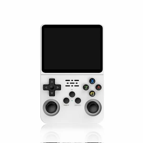 Портативная игровая консоль R36S с HD-экраном, 64 ГБ, белый корпус, версия Haiqi