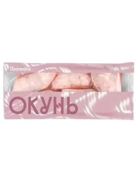 Окунь Borealis замороженный на коже стейк 700 г