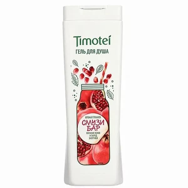 Timotei Гель для душа, гранат, 200 мл