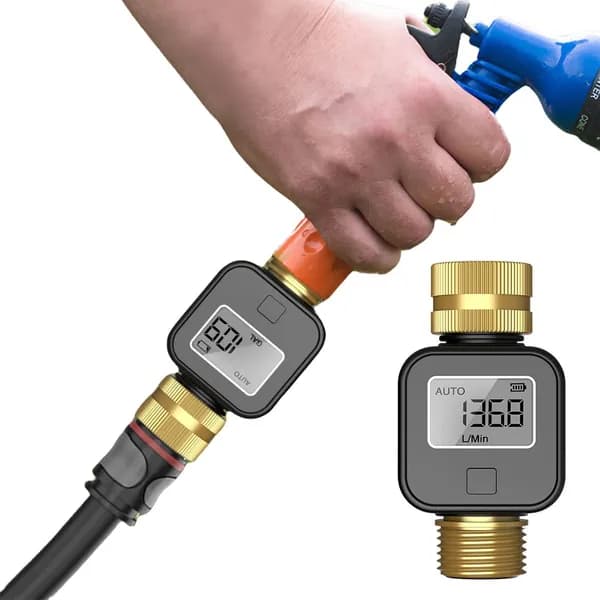 Электронный водяной счётчик с ЖК-дисплеем и IPX5, 3/4 NPT