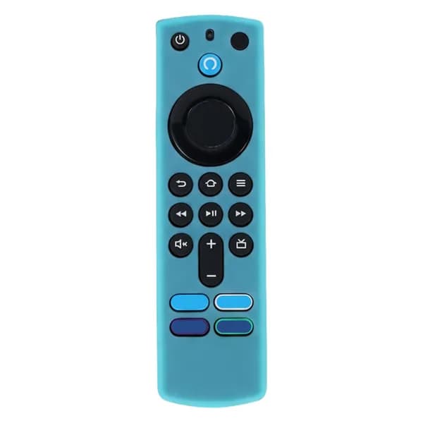 Силиконовый защитный чехол для пульта Alexa Voice Remote 3-го поколения со светящейся в темноте функцией и ремешком