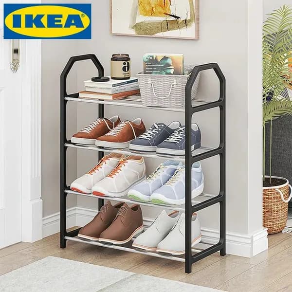 IKEA Этажерка, 4 секц., Металл, 42х18х50 см