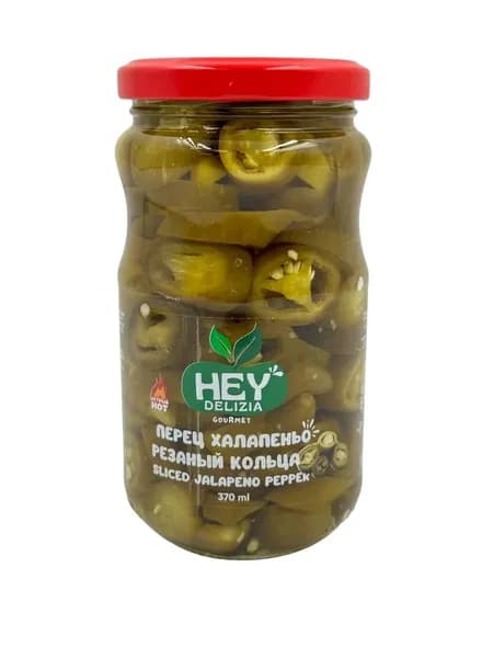 Перец халапеньо рубленый , острый маринованный Халапеньо, 350гр.