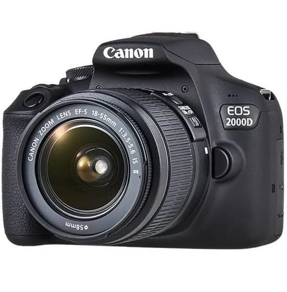 Зеркальный фотоаппарат Canon EOS 2000D Kit черный 18-55mm f/3.5-5.6 III Уцененный товар