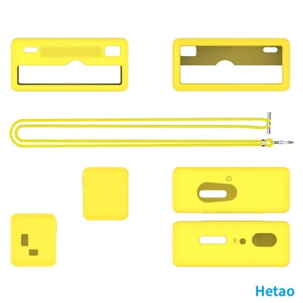 Силиконовый чехол для камеры Kodak Charmera Keychain в жёлтом цвете