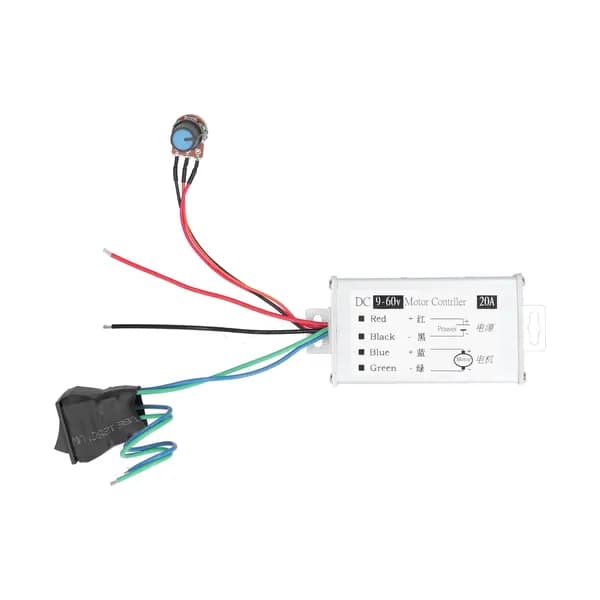 Регулятор скорости двигателя, бесступенчатый, PWM, DC9-60V, 20A,