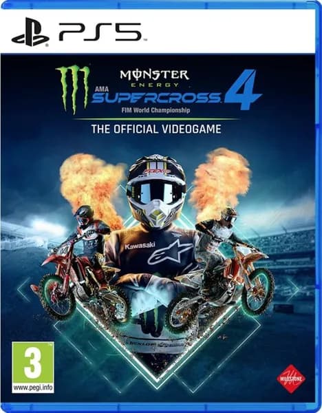 Игра Monster Energy Supercross - The Official Videogame 4 (PlayStation 5, Английская версия)