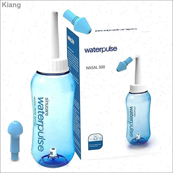 Назальный ирригатор 300 мл WATERPULSE YT-300 для промывания носа и пазух при насморке, аллергии, гайморите детям и взрослым