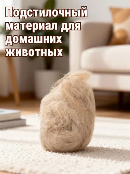 Натуральный материал из джутовой нити для птичьих гнезд, мягкий и тёплый, 40 г
