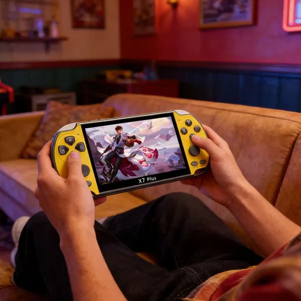 Портативная игровая консоль X7 PLUS, 5,1 , поддержка 10 эмуляторов