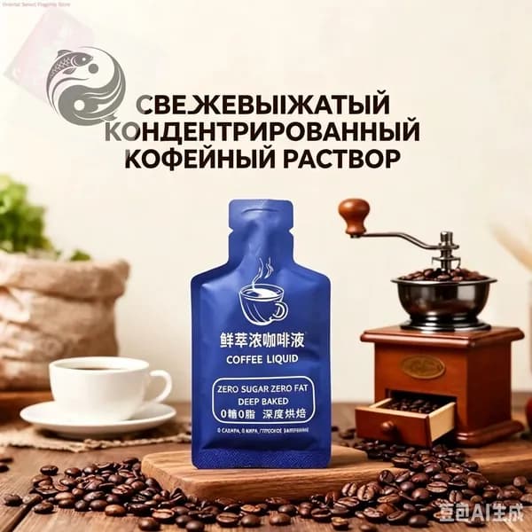 Концентрированный свежесваренный жидкий кофе содержит 0% сахара и 0% жира, что необходимо для занятий фитнес999