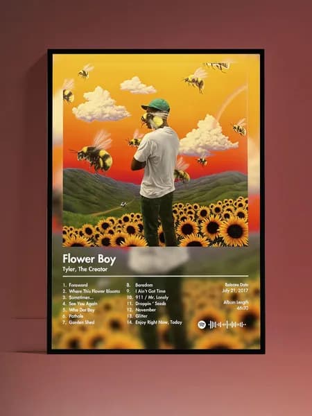 Постер Tyler, The Creator/ Flower Boy без рамы (29,7х42см)