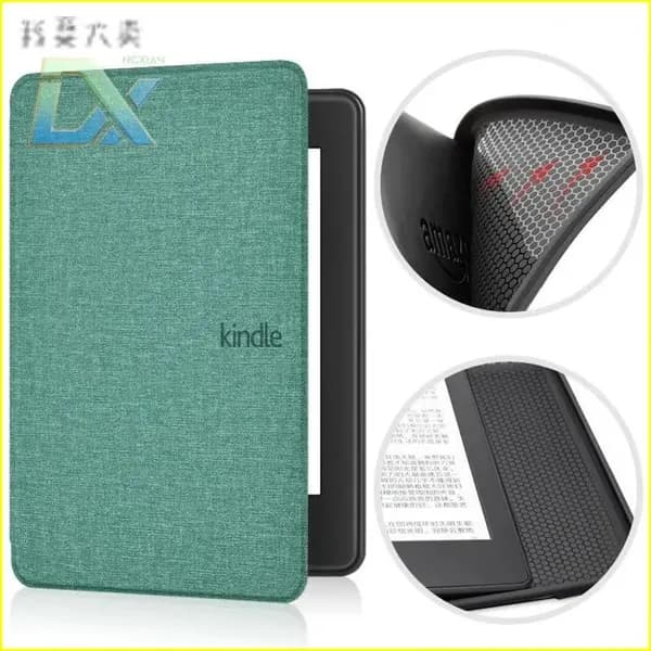 Чехол-книжка с магнитом для Amazon Kindle 2022, 2024 6 дюймов (11-е поколение). Зеленыйa