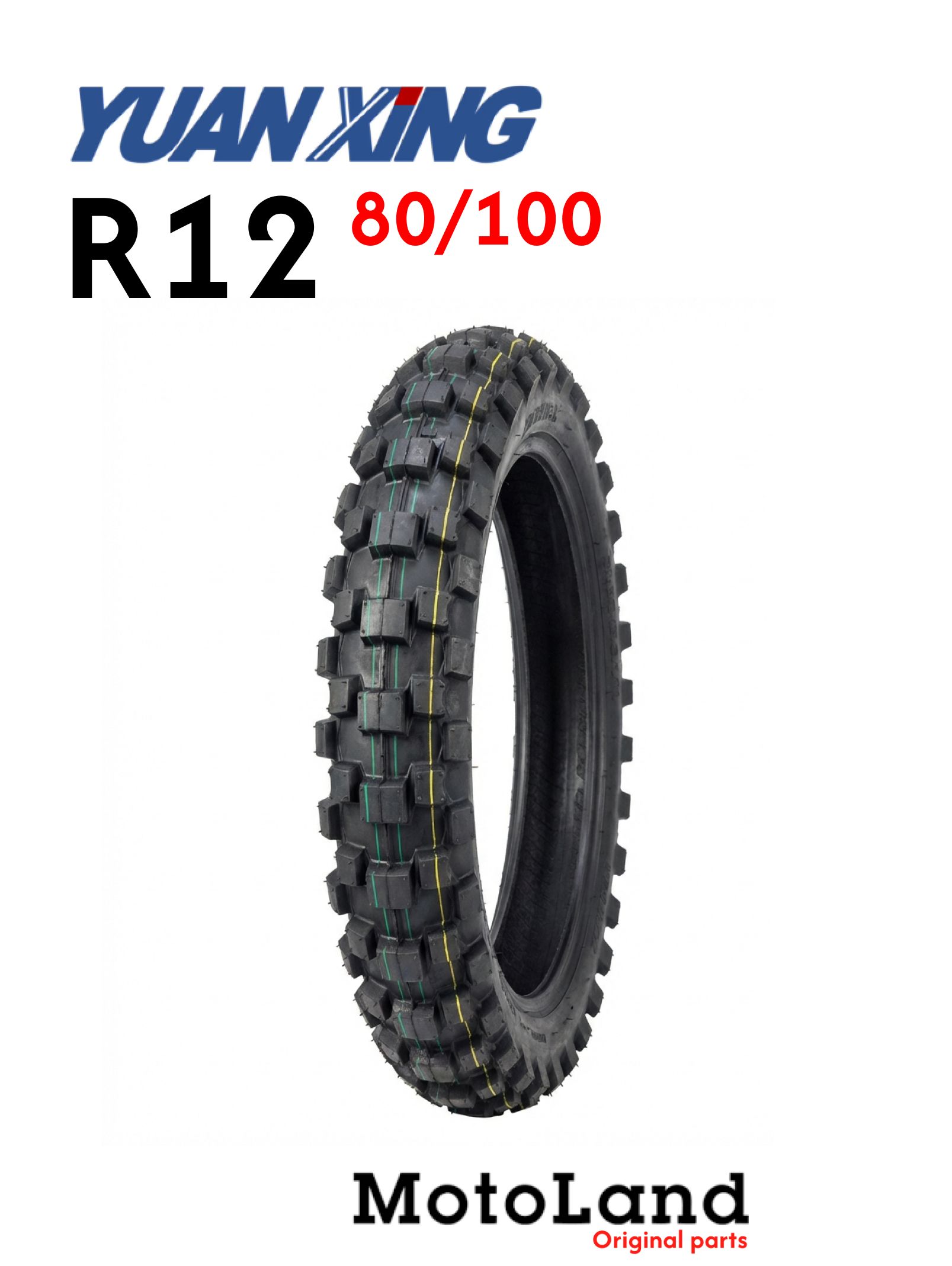 MotoLand 12 Мотошины  80/100 R12  Front/Rear