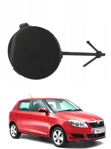 Для Skoda Roomster 2007-2015 Skoda Fabia 2010-2015 Передний бампер фаркоп крышка Oem 5J0807241A