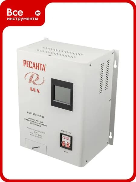 Стабилизатор напряжения АСН 8000 Н/1-Ц Lux 63/6/17