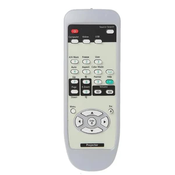 Пульт дистанционного управления для проекторов EMP-50, EMP-X5, EB-S6, EB-X6, EB-W6, EB-S7, EB-X7, Черный