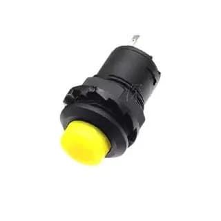 Кнопка с фиксацией DS-428/427 12MM, жёлтая