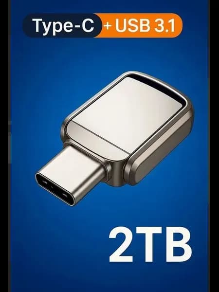 USB 2 в 1 флеш-накопитель 2 ТБ USB 3 1 + Type-C