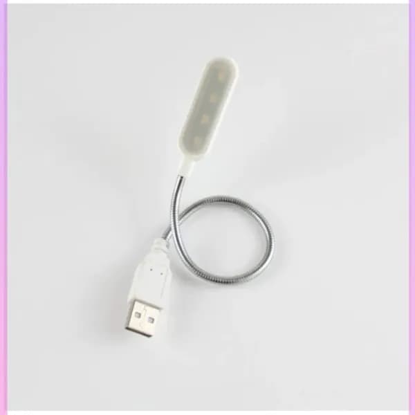 Портативный USB-ноутбук со светодиодной подсветкой, мини-книга, настольная лампа для чтения, гибкая USB-лампа с 6