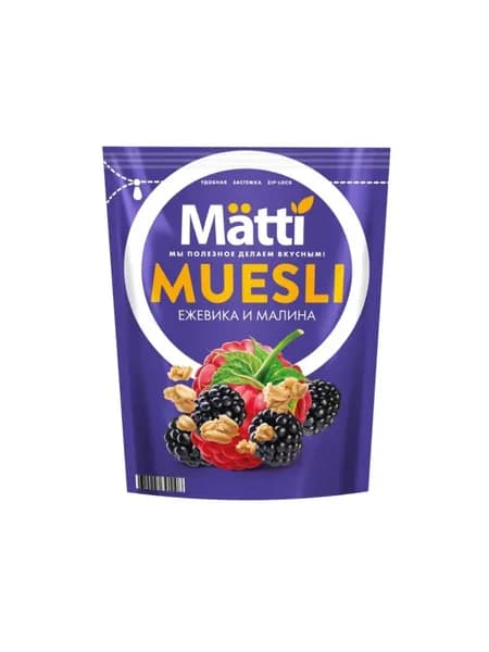 Мюсли Matti С Ежевикой И Малиной, 250гр