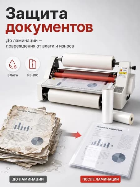 Kalamper Рулонный ламинатор , формат A3+, светло-серый