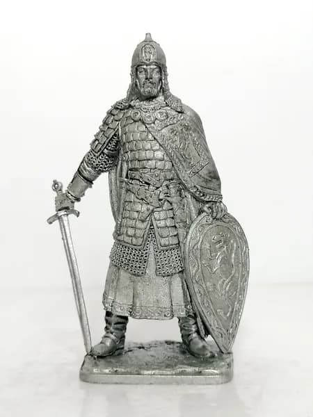 Князь Александр Невский (1221-1263 гг.), оловянный солдатик в масштабе 54 мм.