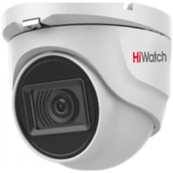 Камера видеонаблюдения аналоговая уличная, купольная, HIWATCH белый IP67 (DS-T503(C) (2.8MM))