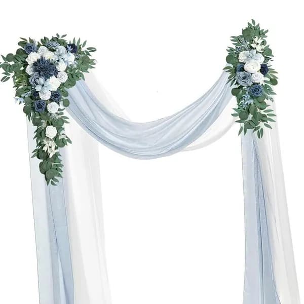 Свадебная арка из искусственных роз, 2