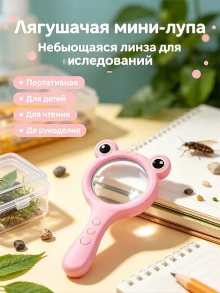Лупа, диаметр: 64 мм