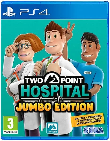 Игра PS4/PS5 Two Point Hospital. Jumbo Edition (Диск) (PlayStation 4, PlayStation 5, PlayStation 5 Pro, Русские субтитры)