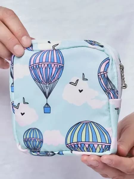 Косметичка женская Оксфорд 13х13х3 см