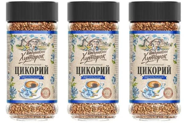 Бабушкин хуторок Цикорий сублимированный, 100 г, 3 шт