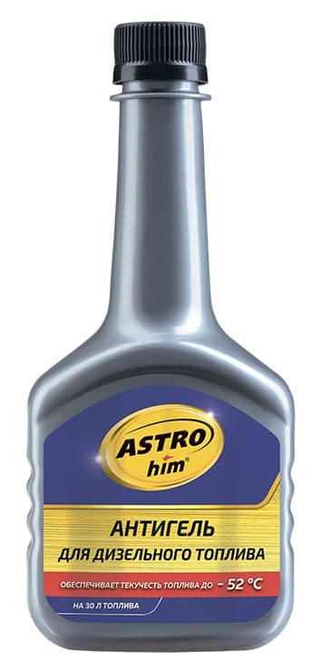 Присадка депрессорная "Антигель" для дизельного топлива на 30 л 300 мл ASTROhim AC119 ASTROhim AC119
