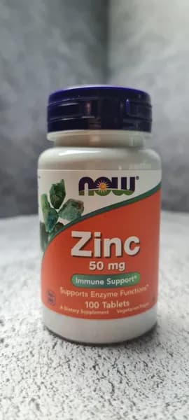 Now Foods Zinc Gluconate 50 mg 100 tablets, Нау Цинк Глюконат 50 мг 100 таблеток
