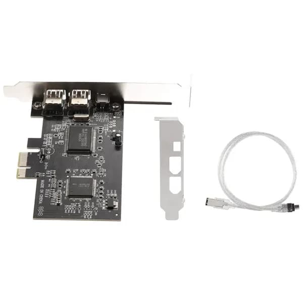 (D A G Y) Карта PCI-E PCI Express Фаерпровод, карта контроллера IEEE 1394 с кабелем совместим передачи видео, аудио и т. д.