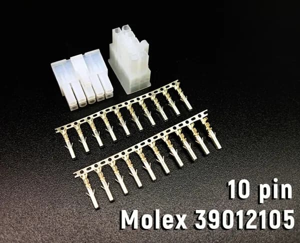 Разъём 10pin Molex 39012105 4.2мм с пинами 2шт.