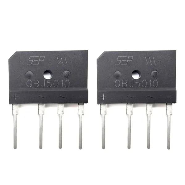 Диодный мост выпрямительный GBJ5010 50A 1000V, комплект - 2шт
