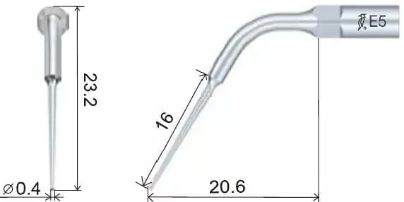 WOODPECKER/Насадка E5, подходит к скалеру Woodpecker, EMS