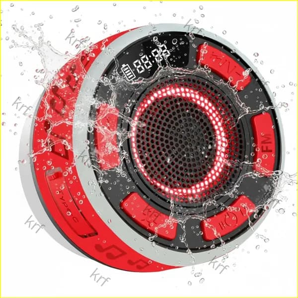 Беспроводная Bluetooth-колонка с IPX7 защитой от воды, подсветкой и 10-часовым аккумулятором
