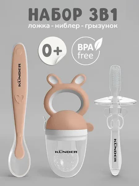 Набор для прикорма ниблер+прорезыватель+ложка