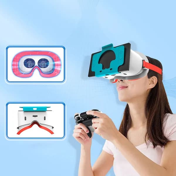 VR-очки для Nintendo Switch OLED с эргономичным дизайном и регулировкой межзрачкового расстояния